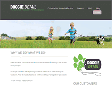 Tablet Screenshot of doggiedetail.com